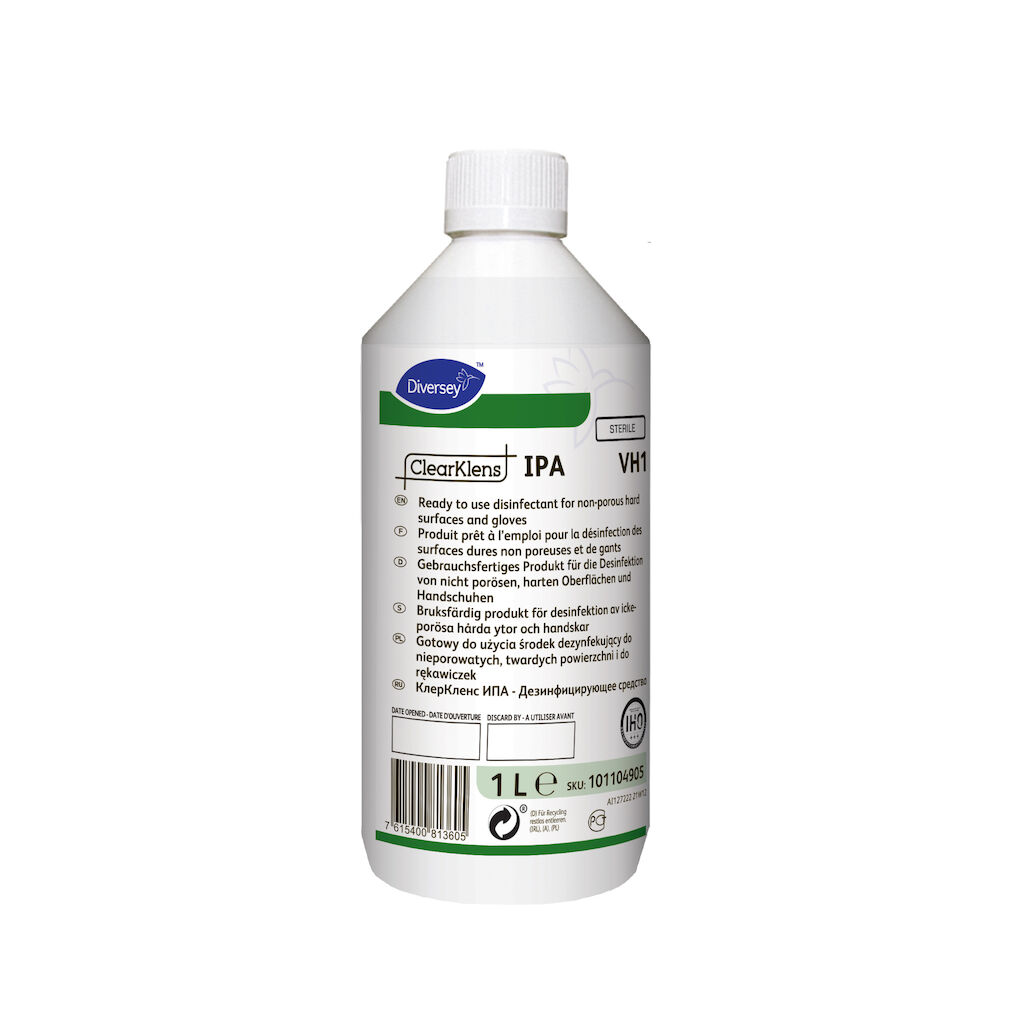 ClearKlens IPA VH1 10x1L - Alcol isopropilico sterile per la disinfezione delle camere sterili